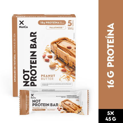 Barra de Proteína NotProtein Bar Peanut Butter 45 g 5 un.