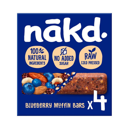 Barra Nakd Frutos Berry-Muffin 4 un.