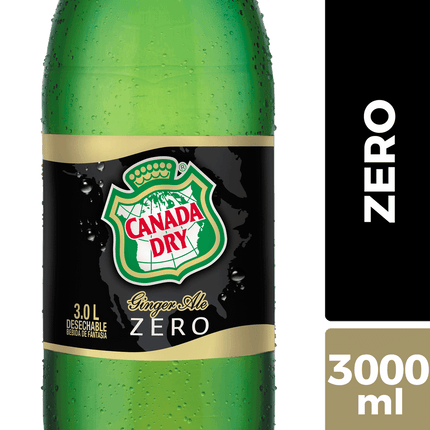 Bebida Canada Dry Ginger Ale Zero 3 L