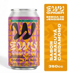 Bebida Ginger Beer Ewu Maracuyá Lata 350 cc
