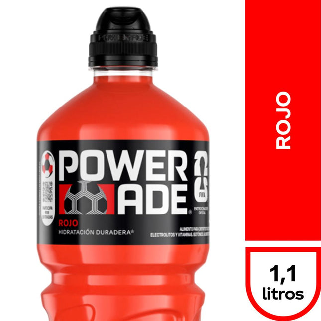 Bebida Isotónica Powerade Rojo 1.1 L
