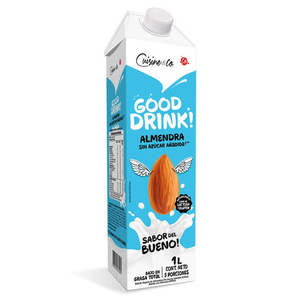 Bebida Vegetal Cuisine & Co Almendras Sabor Natural Sin Azúcar 1 L