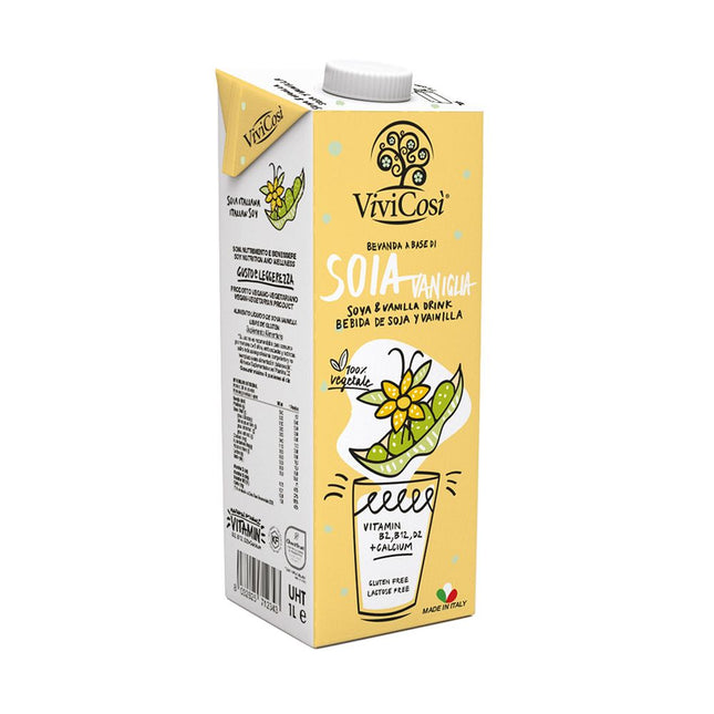 Bebida Vegetal ViviCosí Soya Vainilla Sin Gluten 1 L