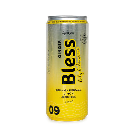 Agua Gasificada Ginger Bless 09 Limonada y Jengibre 310 ml