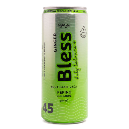 Agua Gasificada Ginger Bless 45 Pepino y Jengibre 310 ml
