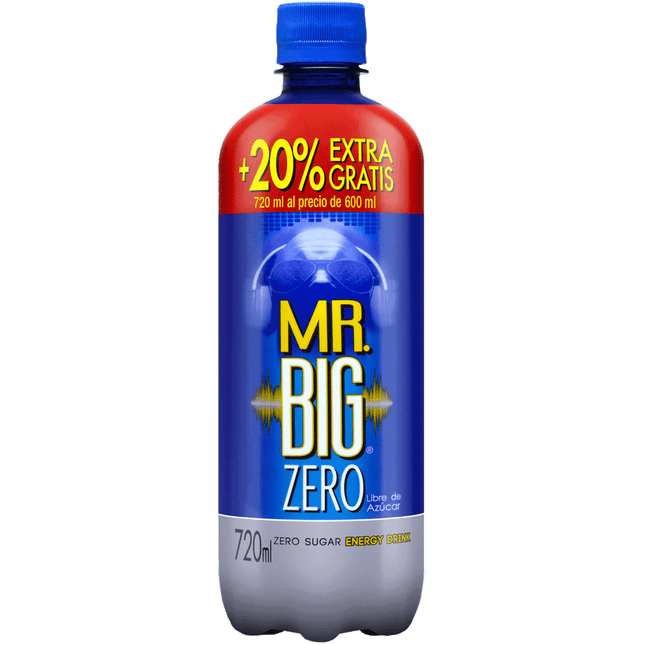 Bebida Energética Mr. Big Zero 720 ml