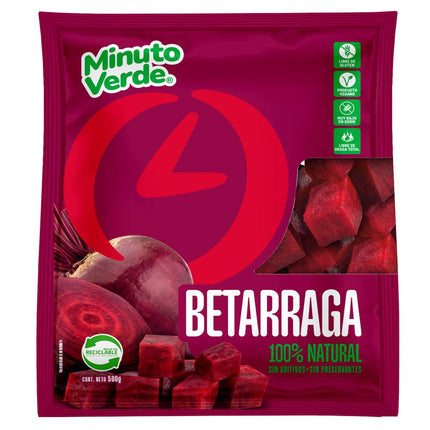 Betarraga en Cubos Minuto Verde 500 g