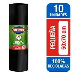 Bolsa de Basura Virutex Bio Pequeña 50 x 70 cm 10 un.