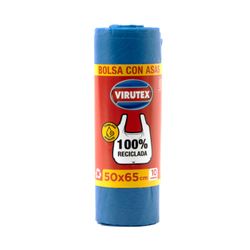 Bolsa de Basura con Asas Virutex 50 x 65 cm 10 un.