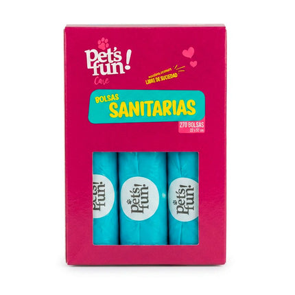 Bolsas Sanitarias Pet's Fun 32 x 22 cm 270 un.
