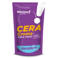 Cera en Crema Incolora Máxima 420 cc