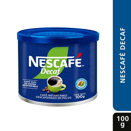 Café Descafeinado Nescafé Decaf Tarro 100 g