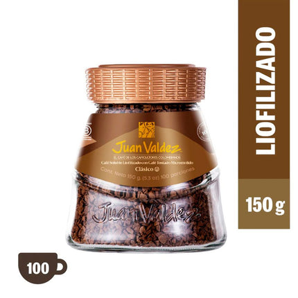Café Instantáneo Juan Valdez Liofilizado 150 g