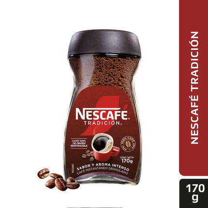 Café Instantáneo Nescafé Tradición Frasco 170 g