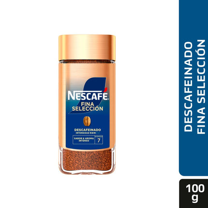 Café Liofilizado Descafeinado Nescafé Fina Selección Frasco 100 g