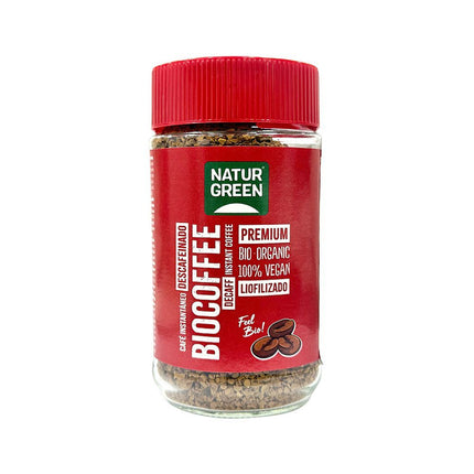Café Orgánico Naturgreen Liofilizado Descafeinado 100 g