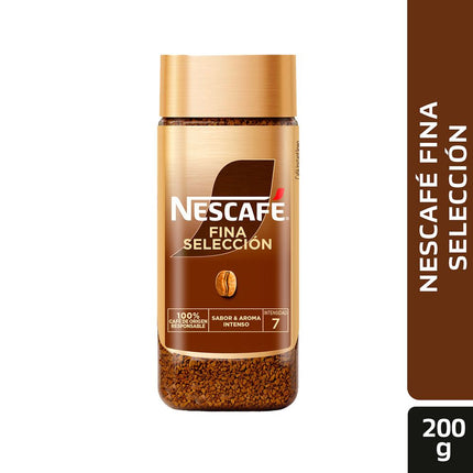Café Liofilizado Nescafé Fina Selección Frasco 200 g