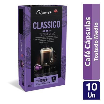 Café en Cápsulas Cuisine & Co Classico 10 Tazas