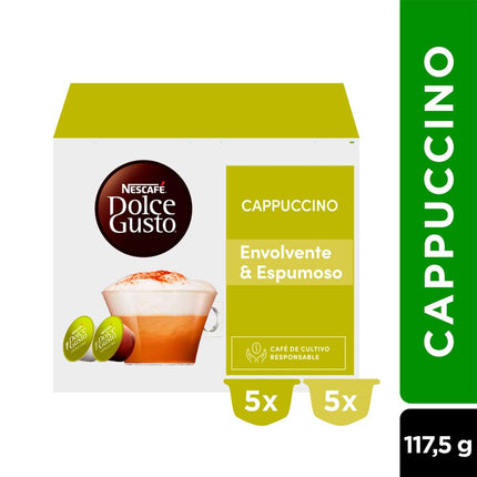 Café en Cápsulas Nescafé Dolce Gusto Cappuccino 10 Tazas