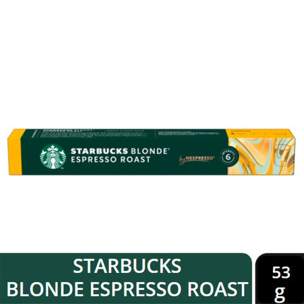 Café en Cápsulas Starbucks Blonde Espresso Roast 53 g 10 un.