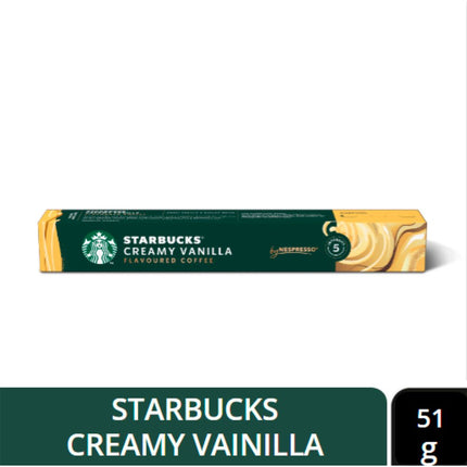 Café en Cápsulas Starbucks Creamy Vainilla 51 g 10 un.