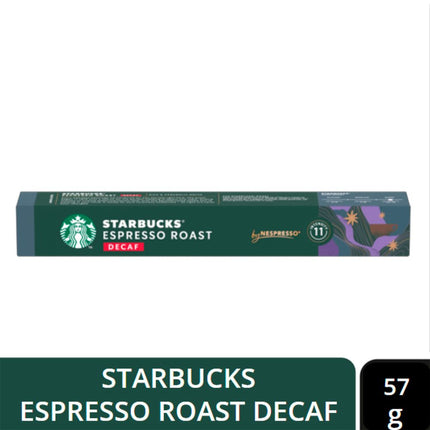 Café en Cápsulas Starbucks Espresso Roast Decaf 57 g 10 un.