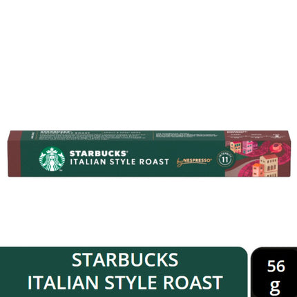 Café en Cápsulas Starbucks Italian Style Roast 56 g 10 un.