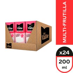 Caja 24 un. Néctar del Valle Frutilla 200 ml