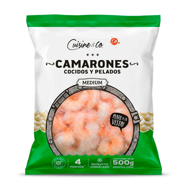 Camarón Cocido Sin Cáscara M 500 g