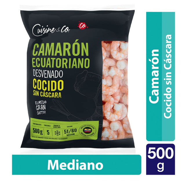 Camarón Cocido Sin Cáscara M 500 g