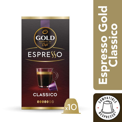 Café en Cápsulas Gold Espresso Clásico 10 un.