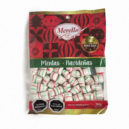 Caramelos Menta Navideños Merello 160 g