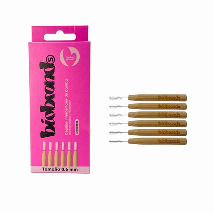 Cepillo Interdental de Bambú Bio 0.6 mm 6 un.