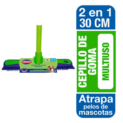 Cepillo de Goma Mascota Virutex