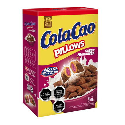 Cereal Pillows Cola Cao Frambuesa 350 g