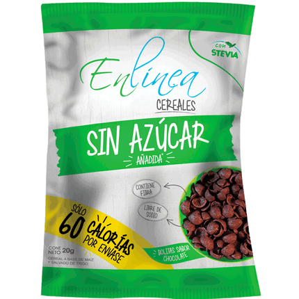 Cereal En Línea Hojuelas de Chocolate Sin Azúcar 20 g