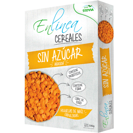 Cereal En Línea Hojuelas de Maíz 330 g