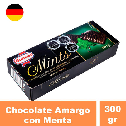 Chocolate Amargo Gottena con Menta 300 g