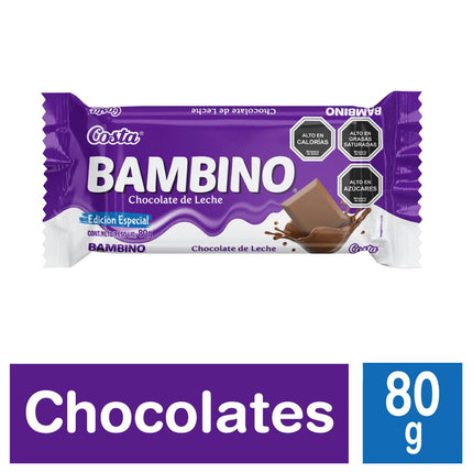 Chocolate de Leche Bambino 80 g