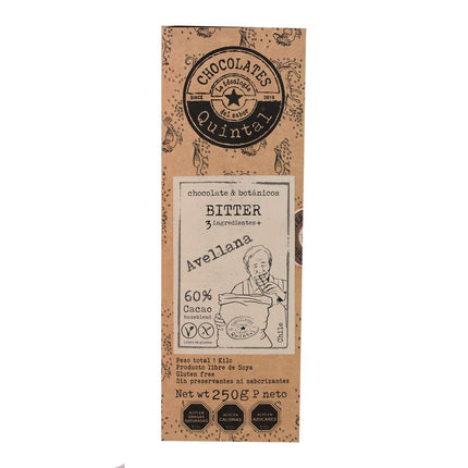Chocolate Bitter Quintal con Cacao Avellana 100 g