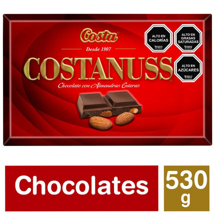 Chocolate de Leche Costa Nuss 530 g