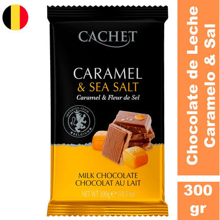 Chocolate de Leche Cachet Caramelo con Sal 300 g
