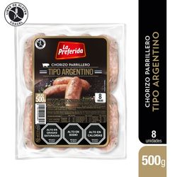 Chorizo Tipo Argentino La Preferida 500 g