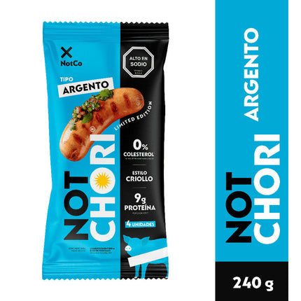 Chorizo Vegetal NotChori Argento 240g