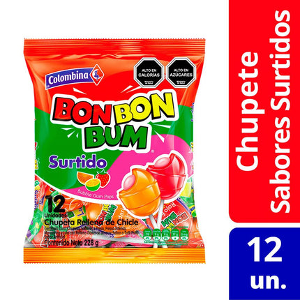 Chupete Bon Bon Bun Surtido 228 g