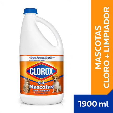 Cloro Limpieza Mascotas Clorox 1900 ml