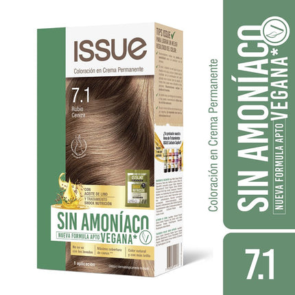 Coloración Issue Kit Sin Amoniaco N7.1 Vegano