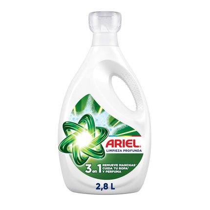 Detergente Líquido Ariel Limpieza Profunda 2.8 L