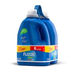 Detergente Líquido Fuzol Forte Bidón 2 x 3 L