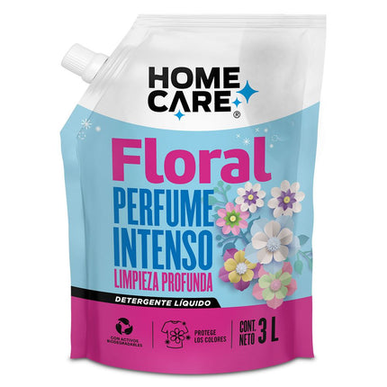 Detergente Líquido Home Care Floral Doypack 3 L